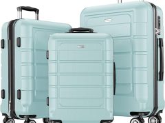SHOWKOO Luggage Expandable Durable Suitcase Review